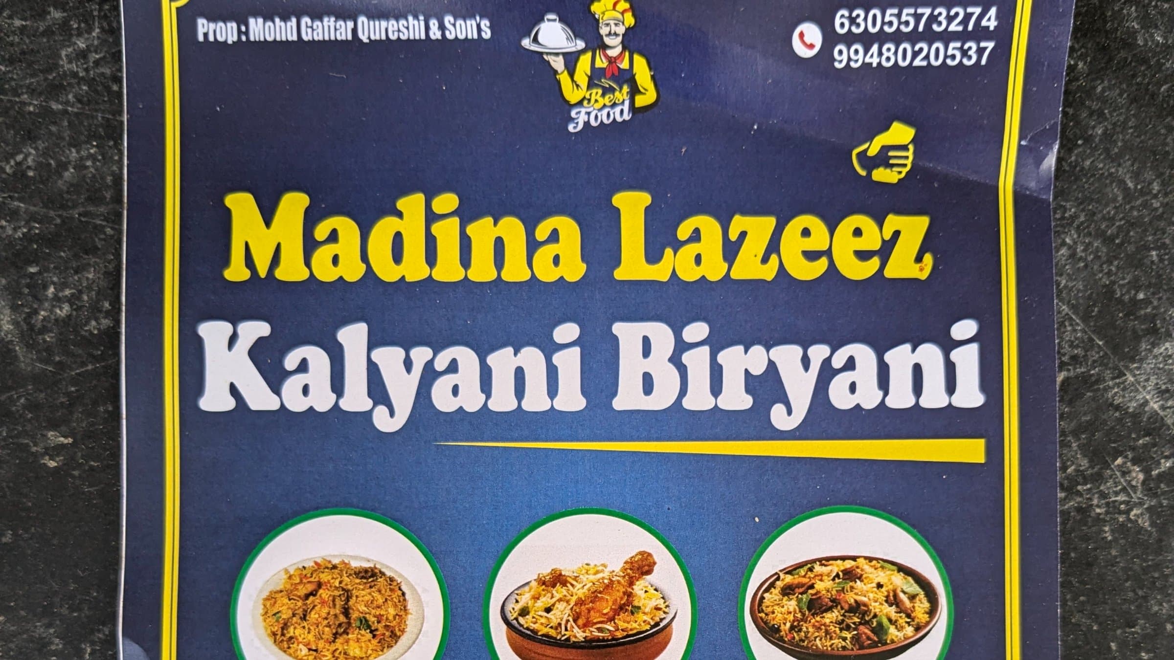 Madina Lazeez -Beef Biryani in Gachibowli, Hyderabad